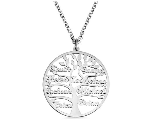 Tree Of Life Custom Stainless Steel Necklace