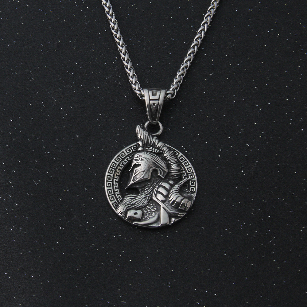 Viking Warrior Titanium Steel Pendant Stainless Steel