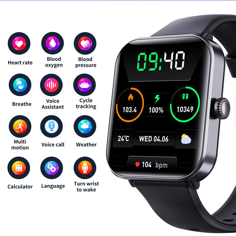 F57Pro Smart Watch Bluetooth Calling Health Monitoring