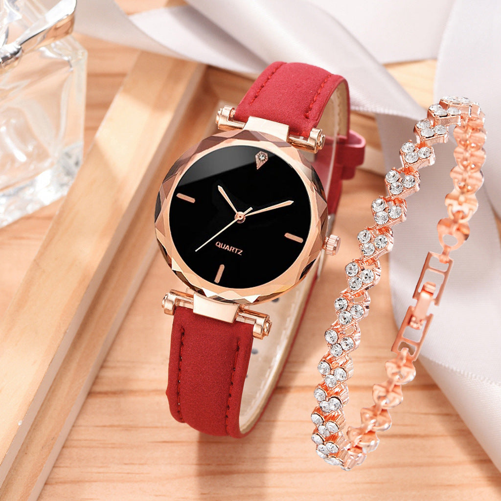 Minimalist Quartz Watch & Bracelet Duo