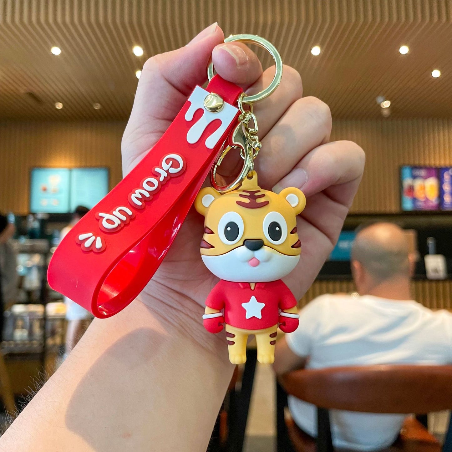 Cute Tiger Year Keychain Pendant Doll