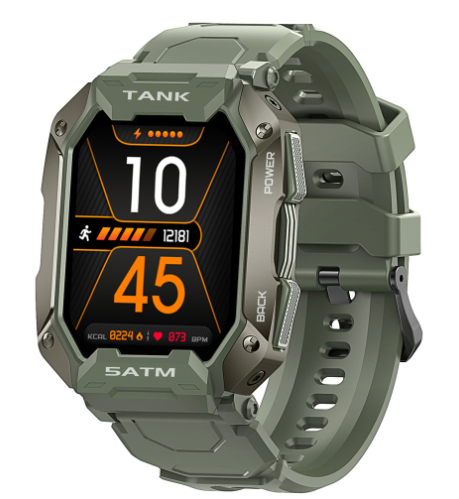 Outdoor Smart Watch 5ATM IP69K Waterproof Bluetooth