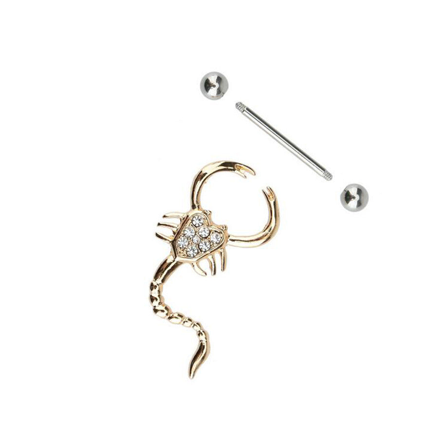 Stainless Steel Scorpion Body Piercing Jewelry