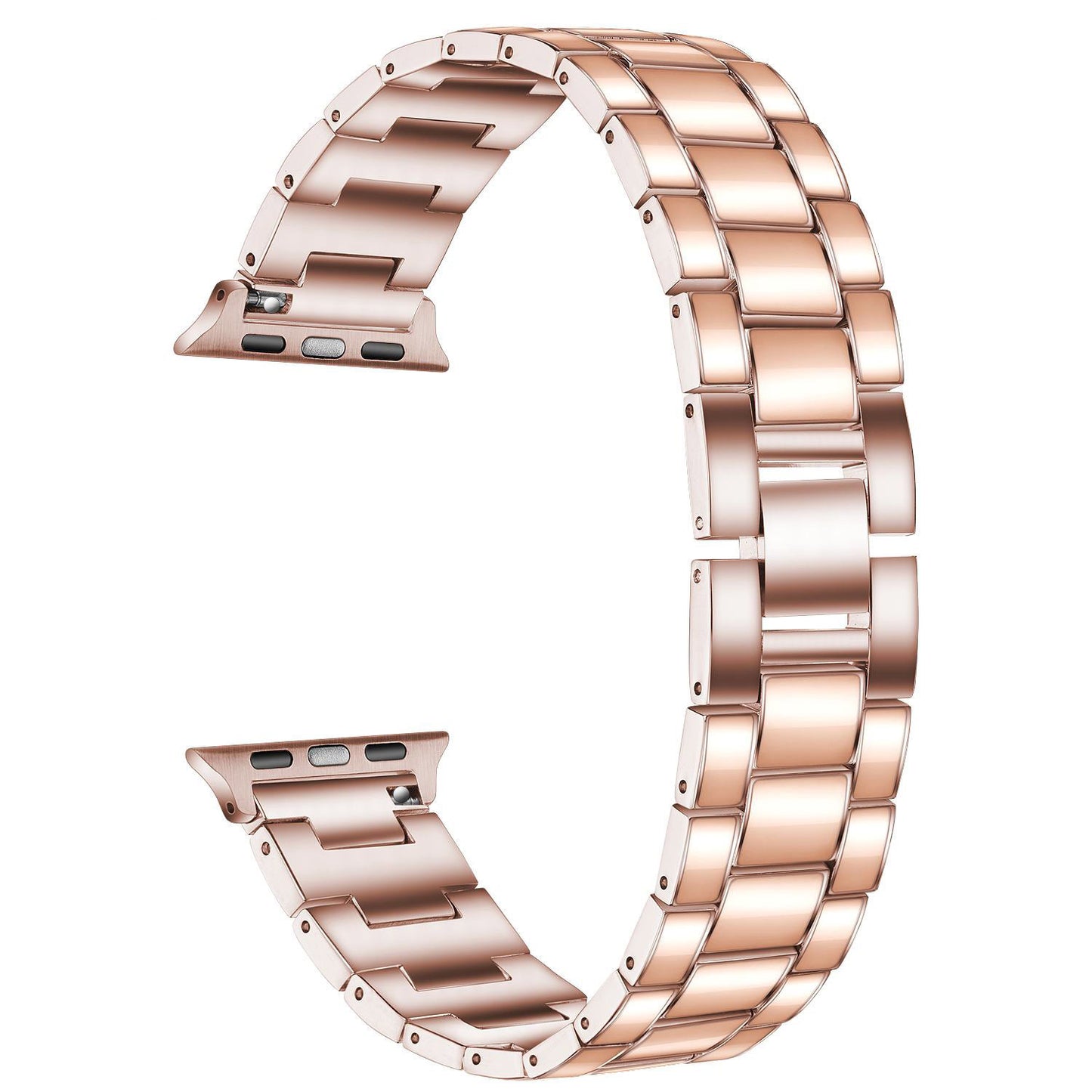 Three-bead Epoxy Metal Zinc Alloy Bracelet