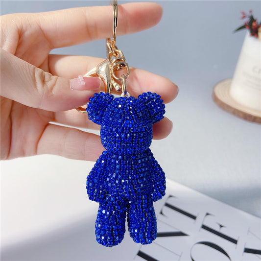 Creative Diamond Cartoon Bear Keychain