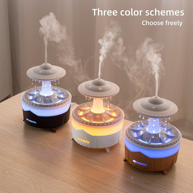 UFO Raindrop Humidifier & Aroma Diffuser