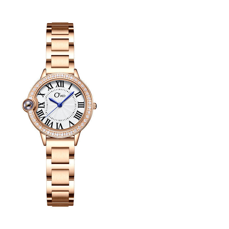 Women's Steel Band Diamond Micro-engraving Fashion Personality Watch