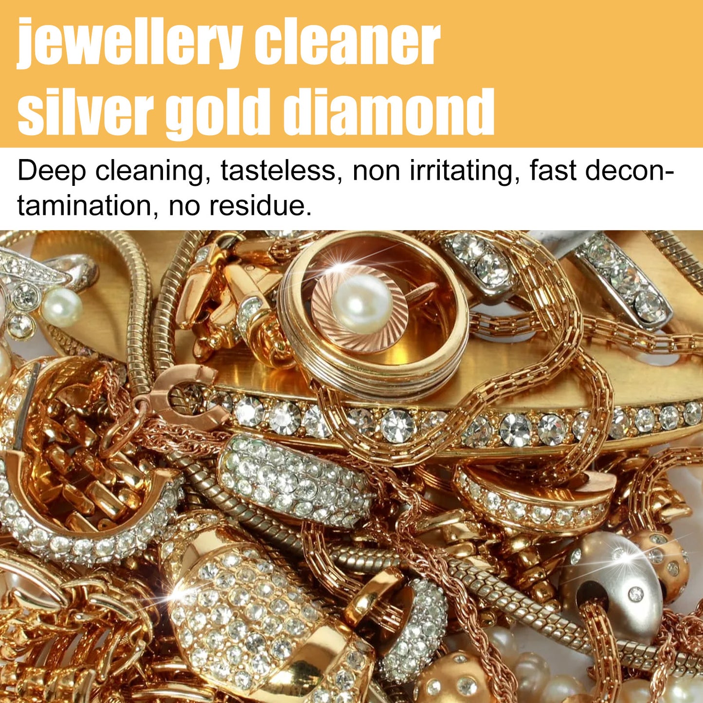 Jewelry Cleaning Solution Jewelry Maintenance Decontamination Cleaning