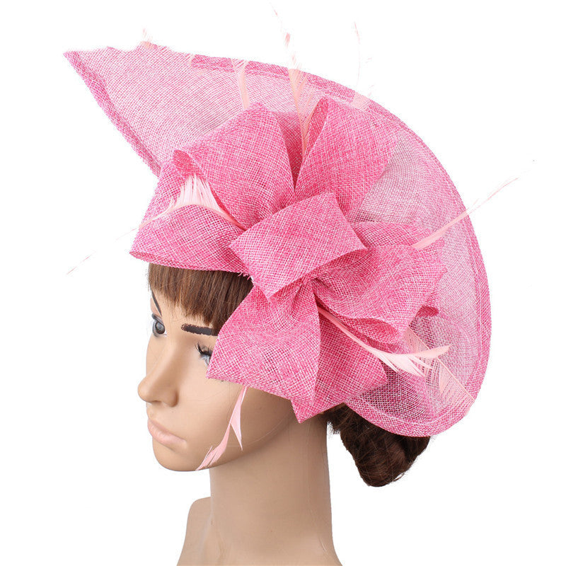 Exaggerated European And American Wind Cover Mesh Hair Accessories Fashion Bride Wedding Accessories