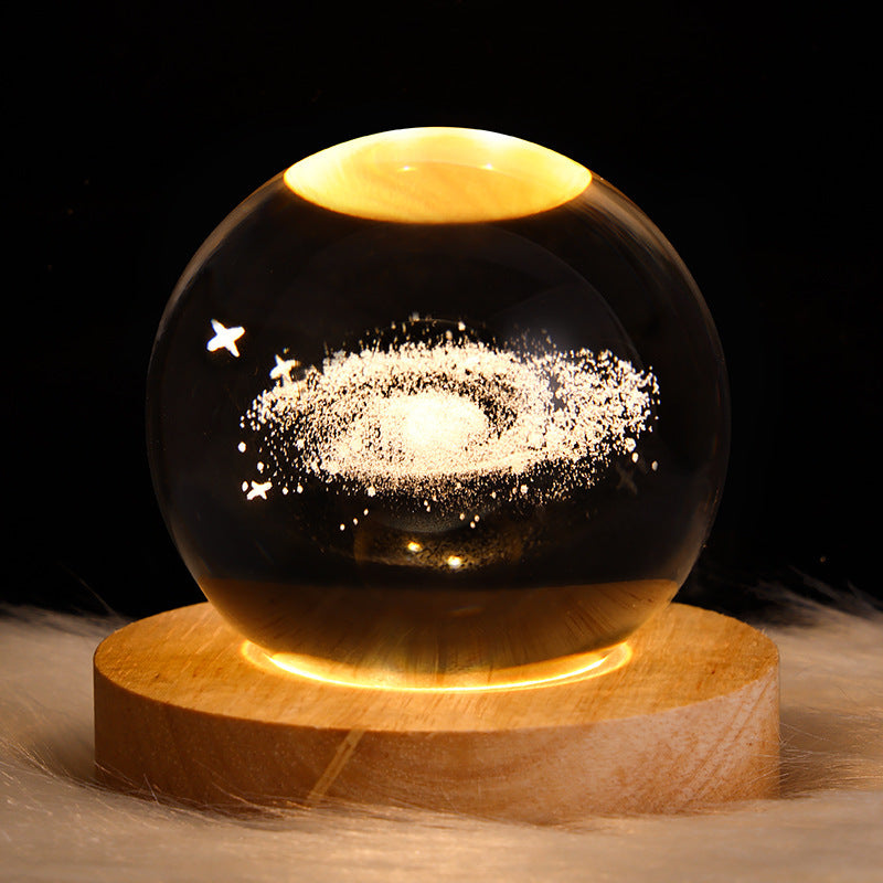 3D Crystal Ball LED Night Light