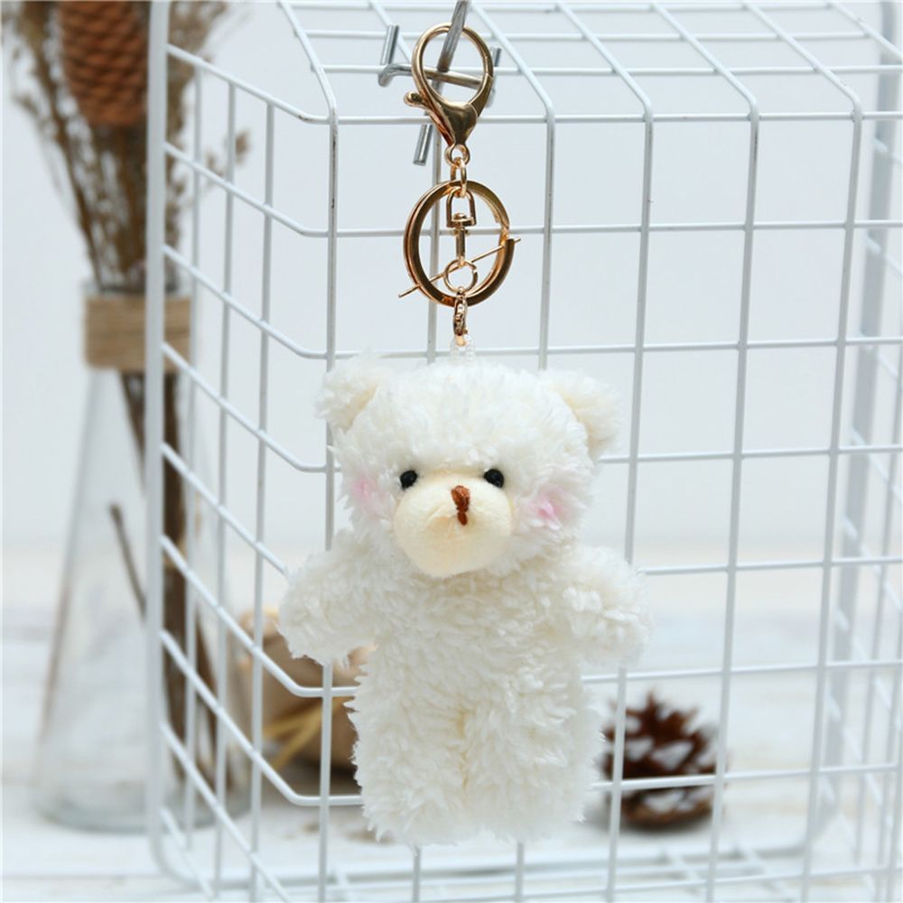 Cute Bear Rabbit Modeling Plush Doll Keychain