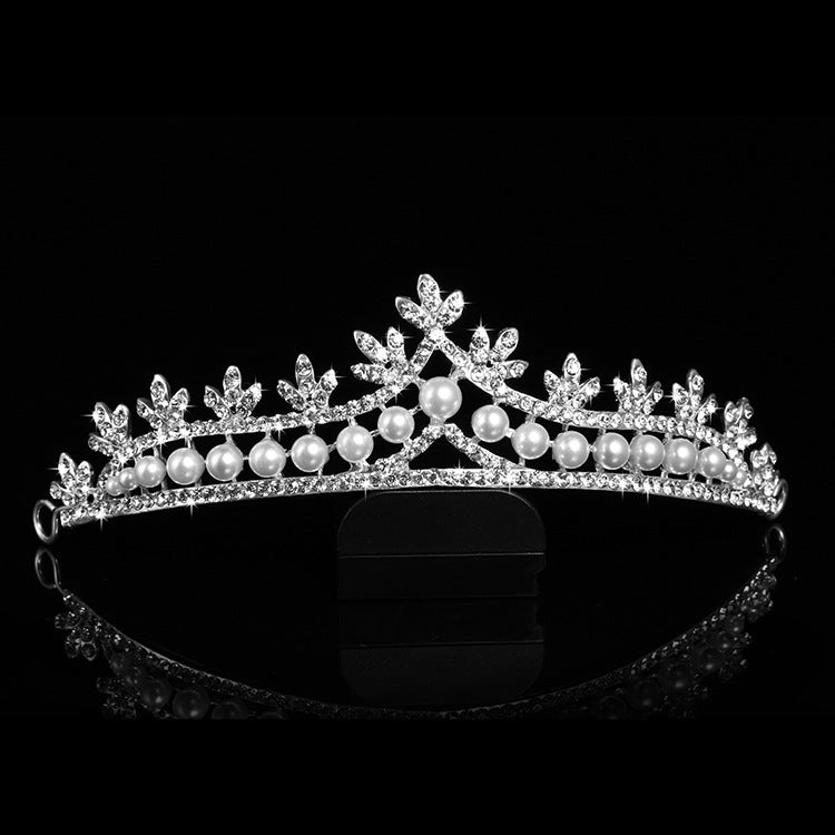 Bridal Pearl Crown Jewelry Hair Accessories