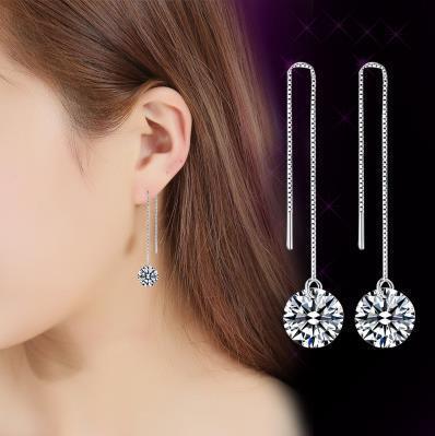Swarovski Crystal Threader Earrings