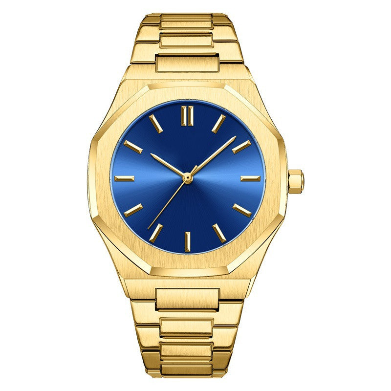 Diamond Gold Men's Watch Student Quartz