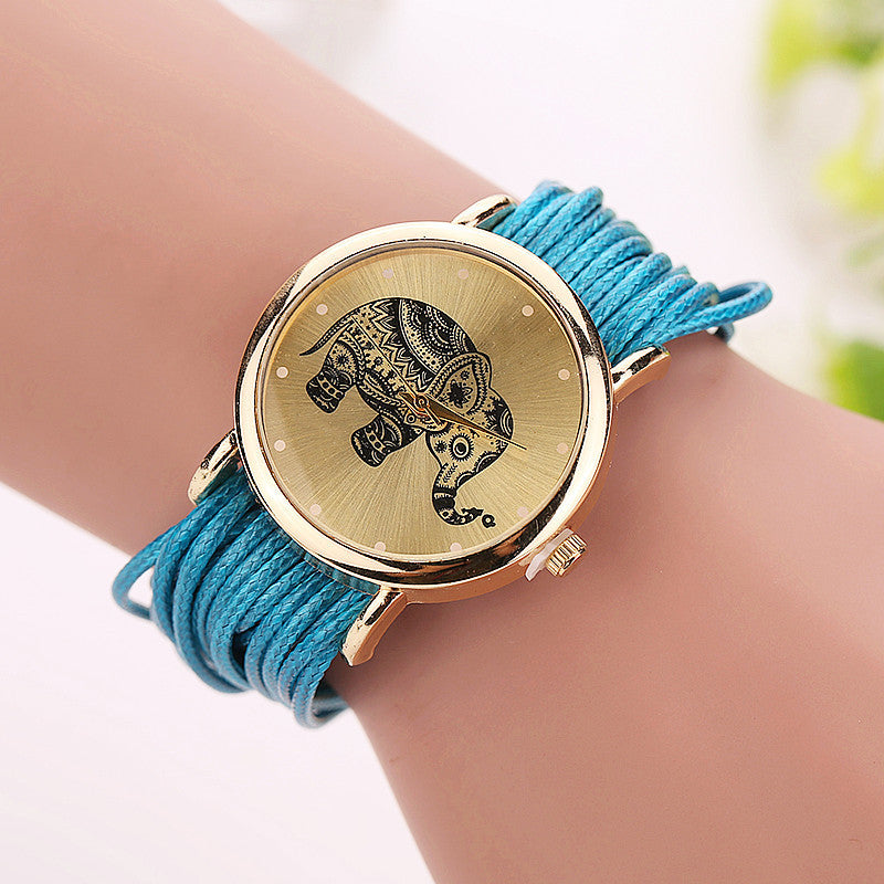 Creative elephant watch