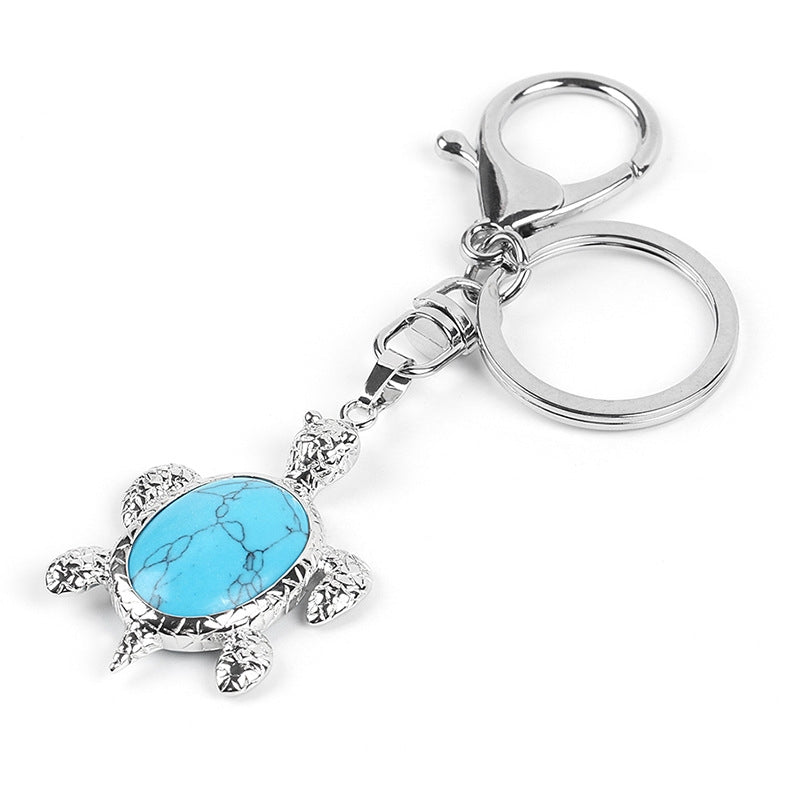 Natural Stone Crystal Key Chain