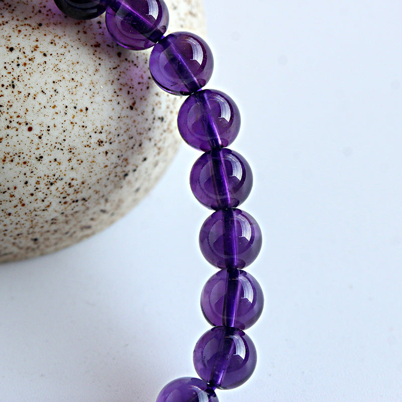 Natural amethyst bracelet