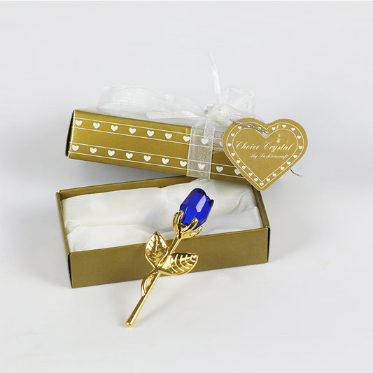 Crystal Metal Rose Valentine's Day Gift