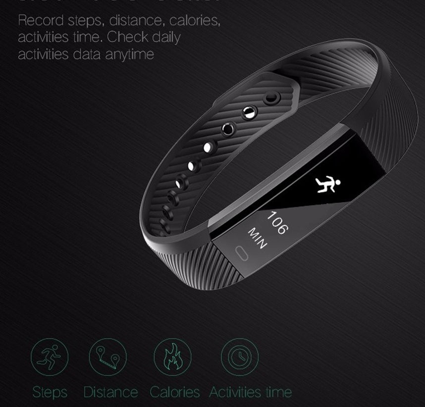 ID115 Smart Veryfit2.0 Version Information Push Call Reminder Sports Bracele