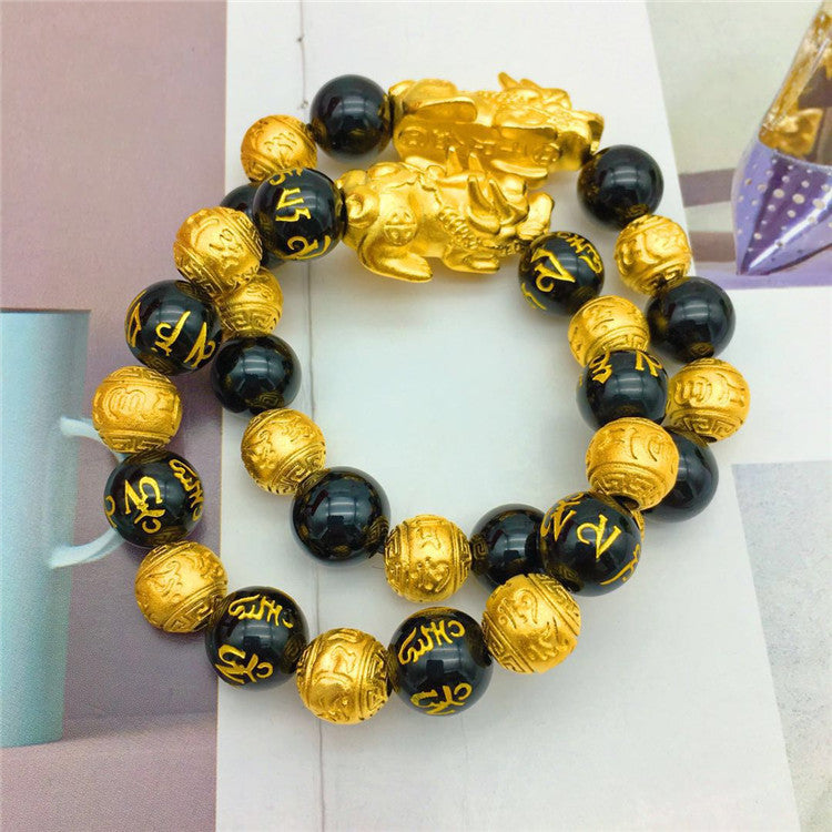 Vietnamese Sand Gold Plated Brave Bracelet