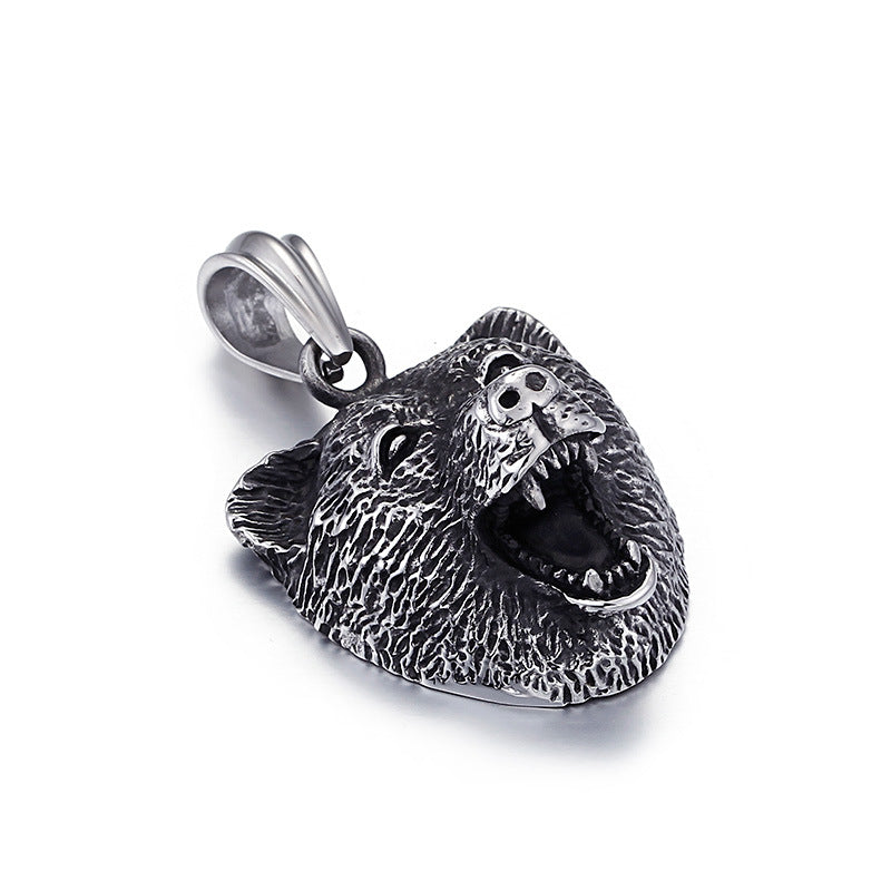 Head High Quality Metal Pendant Necklace Men Rock Party Punk Jewelry