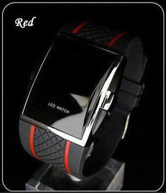 Men's Fashion Silicone Square Sports Watch: Luminous & 30M Waterproof