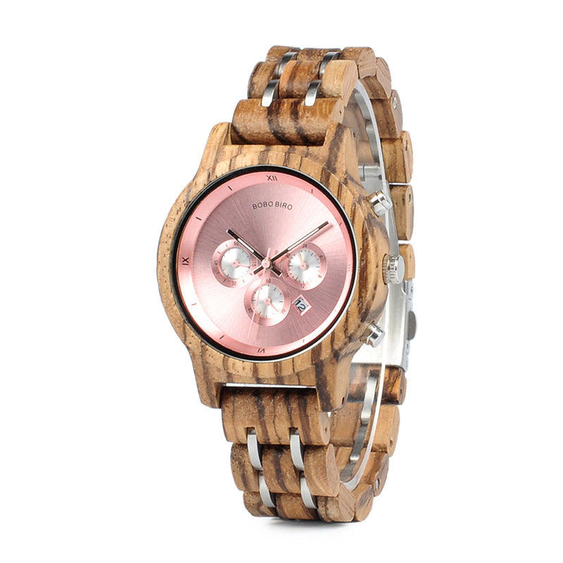 BOBO BIRD Wooden Watch GP016/17/18 Fashion Trend Men's Business Casual Wooden Watch