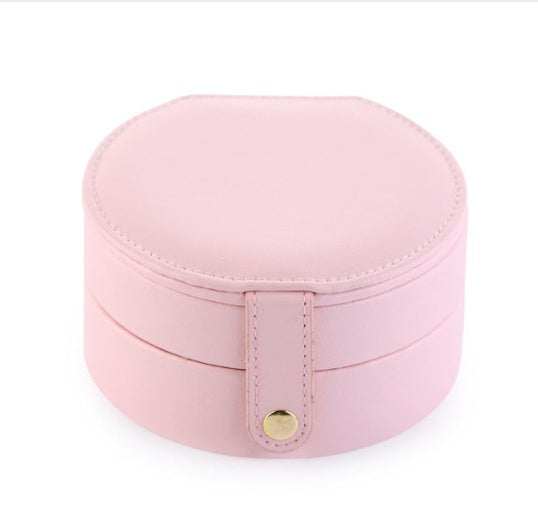 Portable Zippered Cosmetic and Jewelry Storage Box