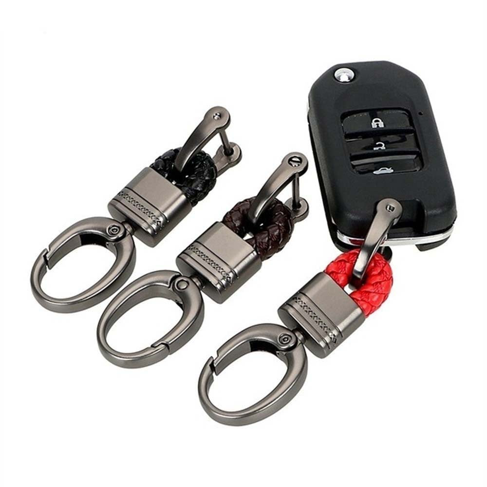 Metal Keychain Creative New Braided Rope Car Key Keychain