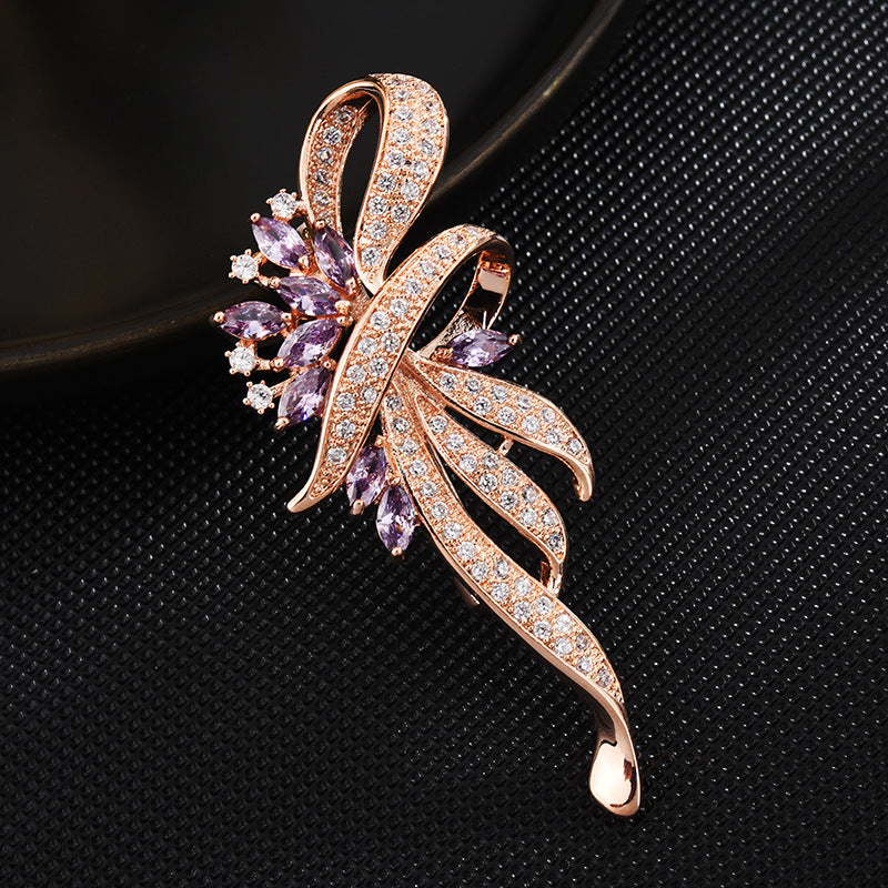 European And American High-grade Large Pin Brooch