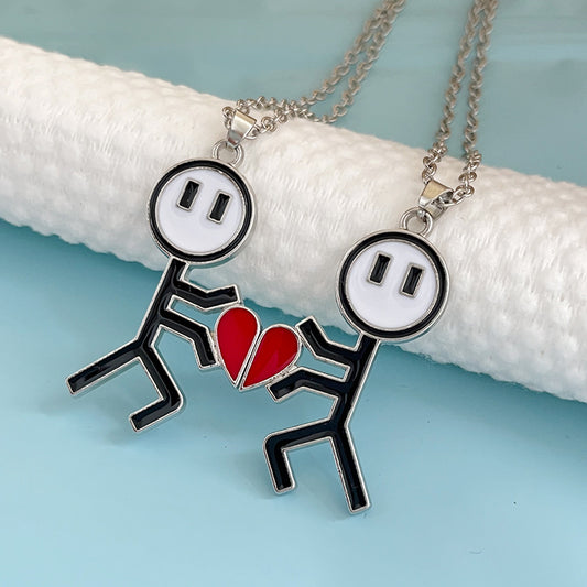 Fashion Personality Cartoon Love Necklace