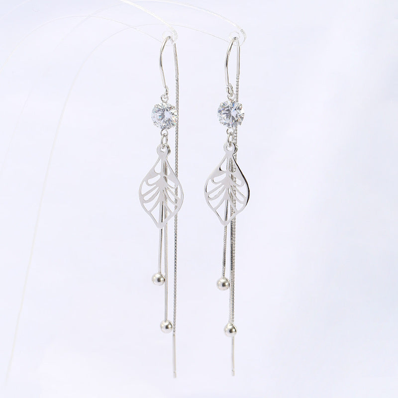 Leaf European And American Earrings Women