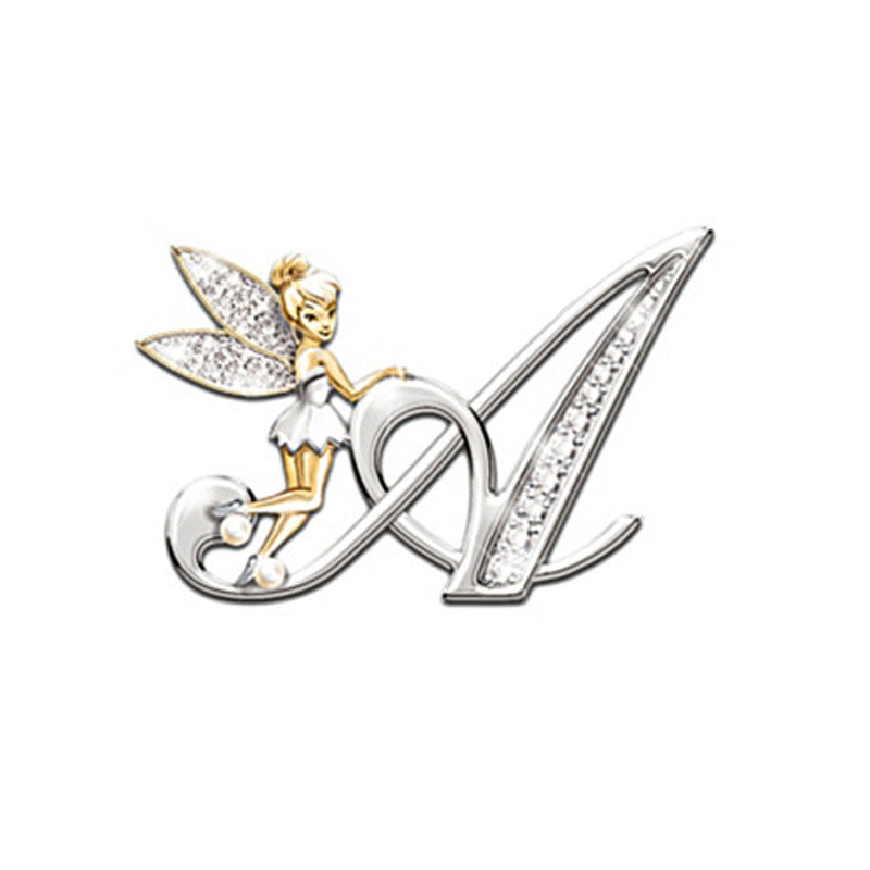 Women's Fashion 26 English Letter Brooch