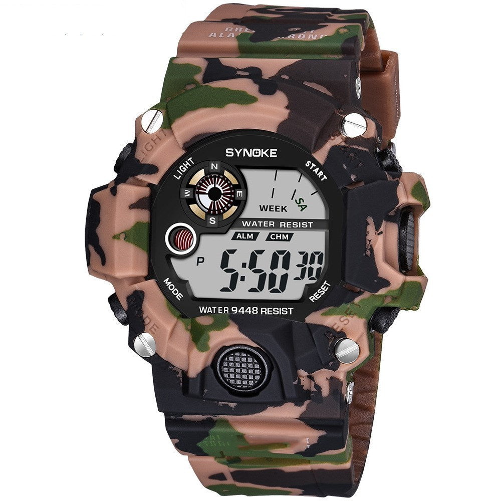 Sports multifunctional waterproof and anti-fall watch