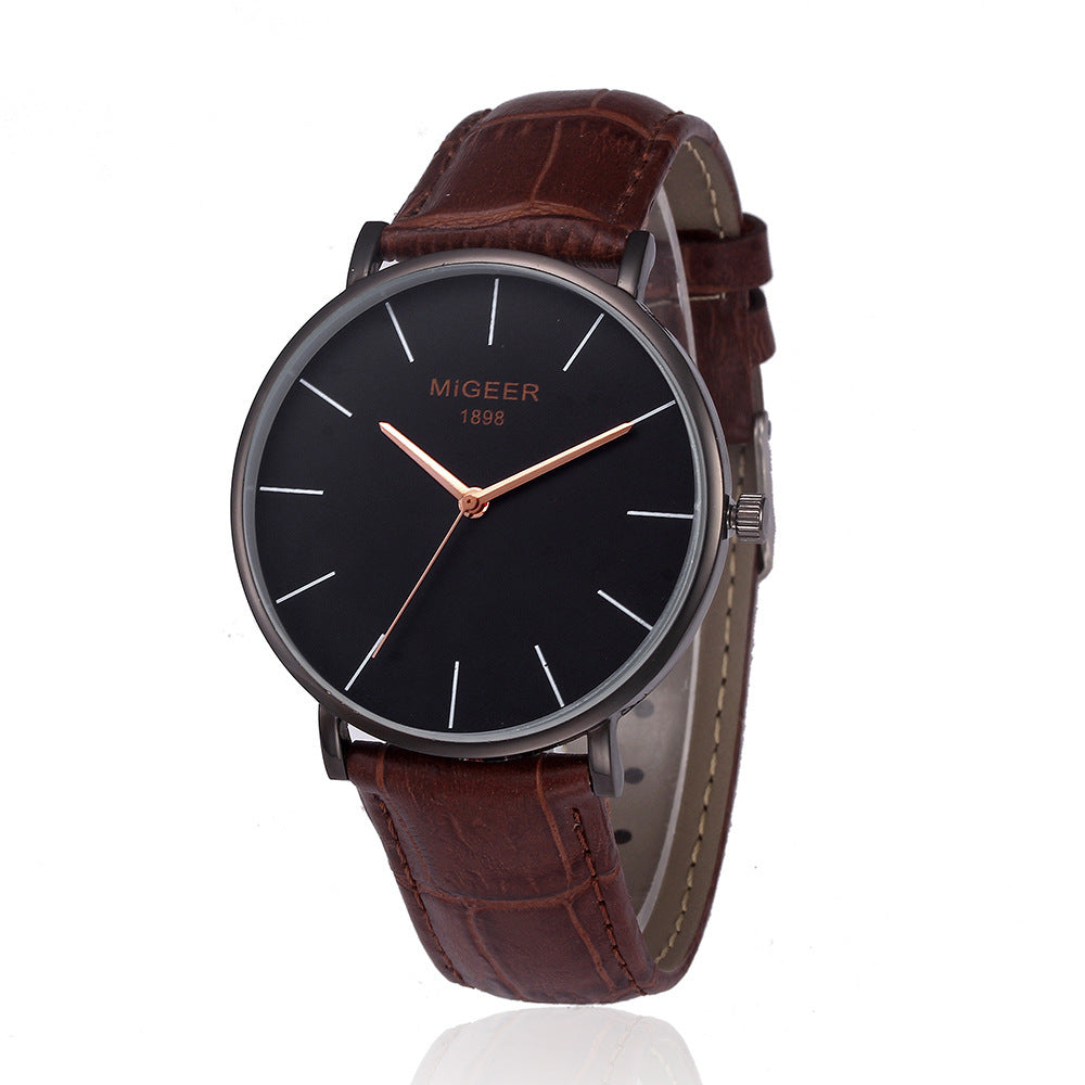 Quartz Watch Non-mechanical Ultra-thin Mesh Belt