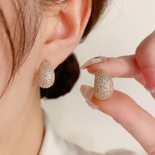 Exquisite Water Drop Stud Earrings