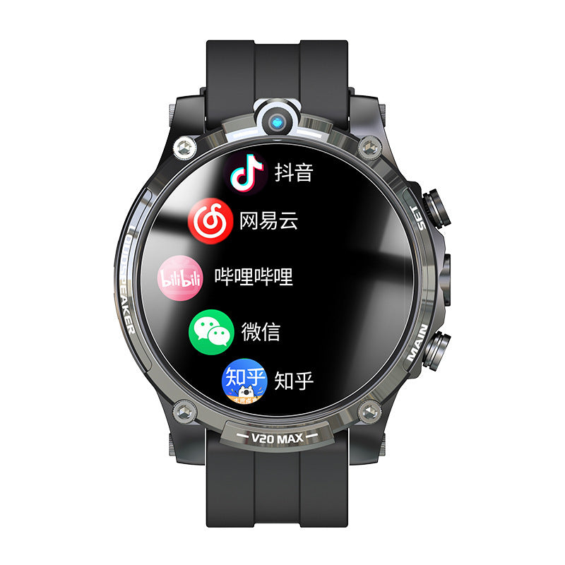 Android V20 Dual Camera 4 128G Multi-function Sports Watch For Online Games