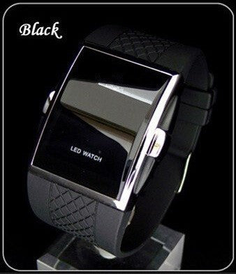 Men's Fashion Silicone Square Sports Watch: Luminous & 30M Waterproof