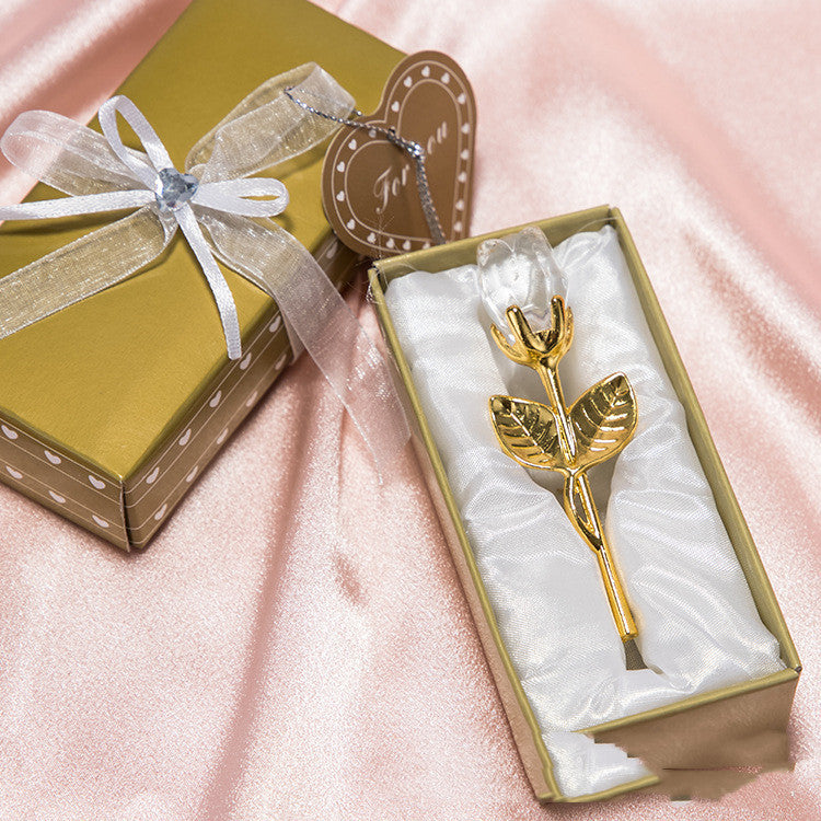Crystal Metal Rose Valentine's Day Gift
