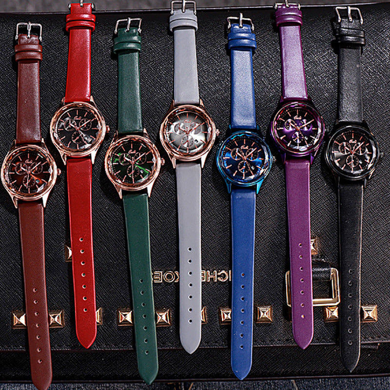 Casual Women's Student Quartz Calendar Wrist Watch