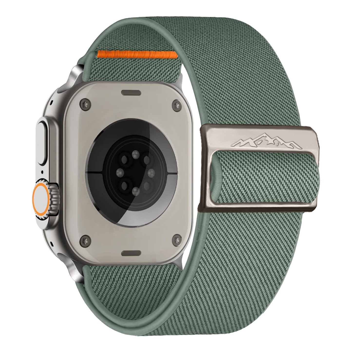 Stretch Nylon Woven Strap Applewatch Strap Double-sided Twill Adjustable Buckle Woven Strap