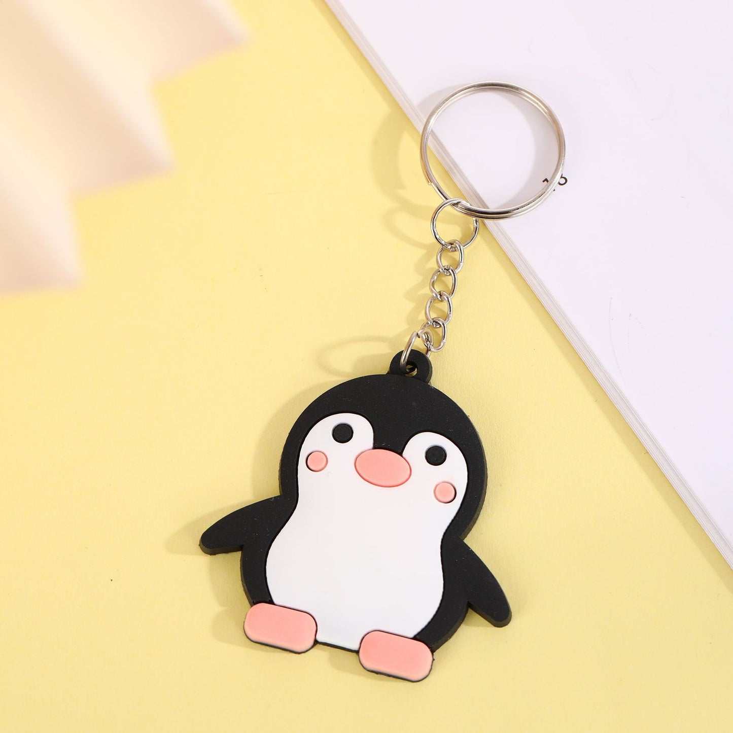 New PVC Soft Rubber Small Gift Cartoon Animal Keychain