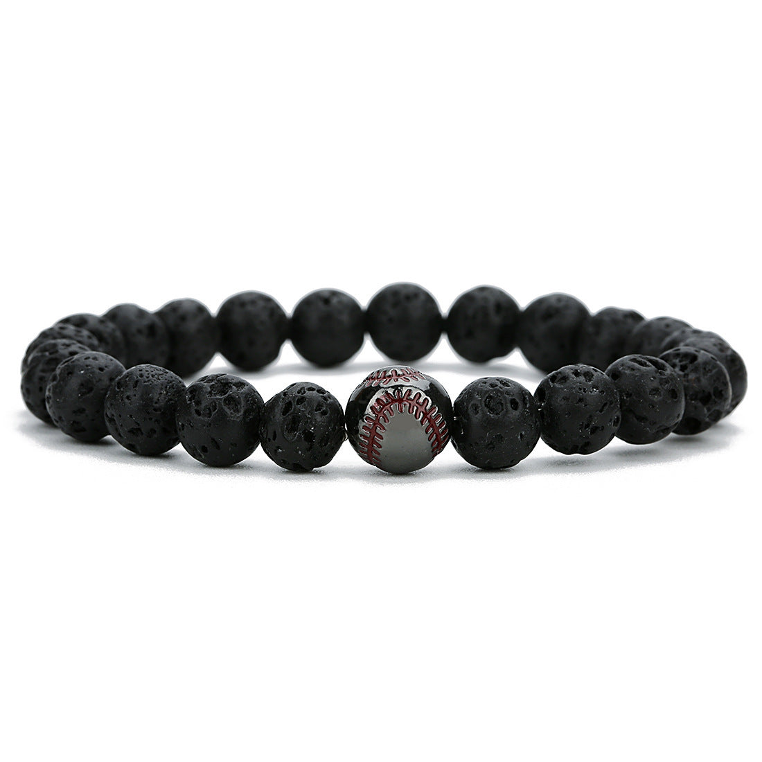 Men's baseball bracelet