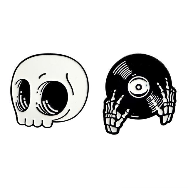Bold Punk Metal Brooches