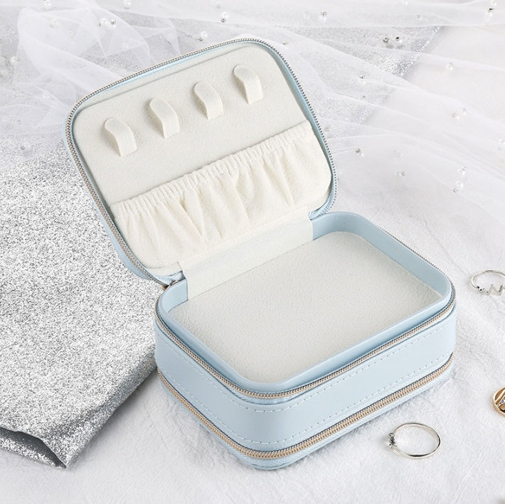 Portable PU Jewelry Storage Box