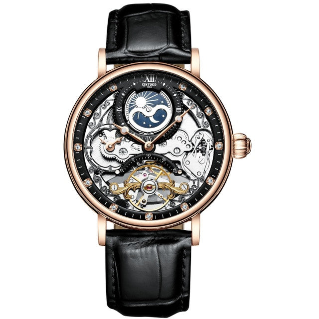 KINYUED Skeleton Automatic Mechanical Watch