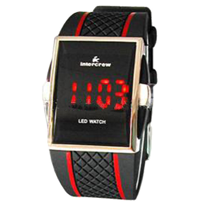 Men's Fashion Silicone Square Sports Watch: Luminous & 30M Waterproof