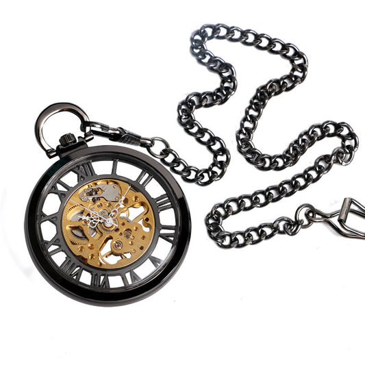 Roman Literal Mechanical Pocket Watch Without Cover