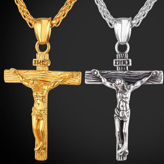 Easter Jesus Cross Necklace Popular Necklace Clavicle Chain Necklace