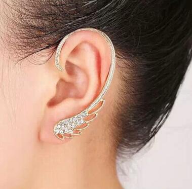 Feather Earings Oorbellen 2021 New Punk Clip Earrings